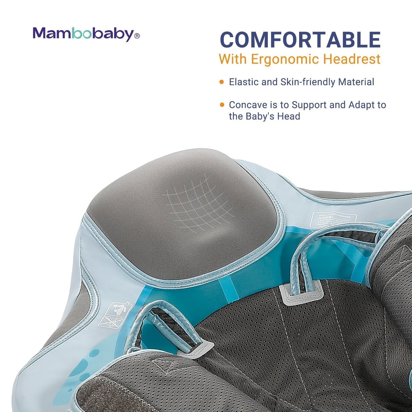 Mambobaby™ Tortue appuie-tête ergonomique pour le repos de bébé dans l'eau. Le cadeau de naissance idéal et sécurisé pour les familles en France.