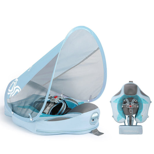 Mambobaby™ Tortue bouée bébé sans gonflage pour nourrissons de 3 à 24 mois. Le cadeau de naissance idéal et sécurisé pour les familles en France.